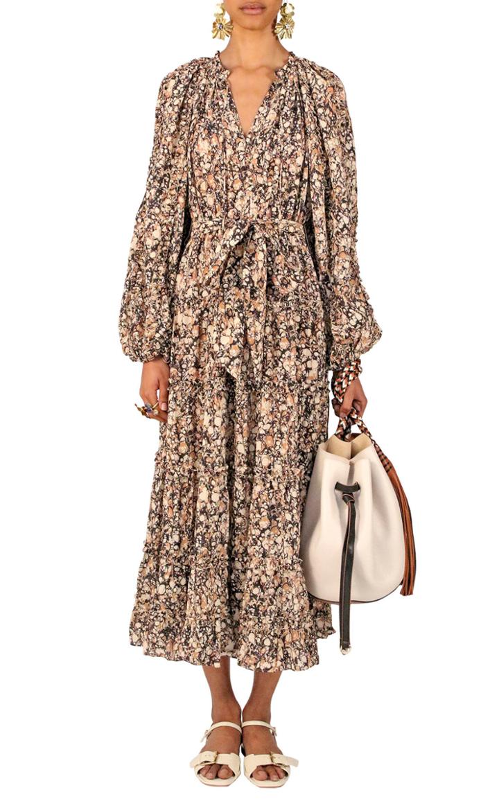 Moda Operandi Ulla Johnson Anzu Waist-tie Midi Dress