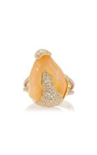 Kimberly Mcdonald Fire Opal And Pave Diamond Ring