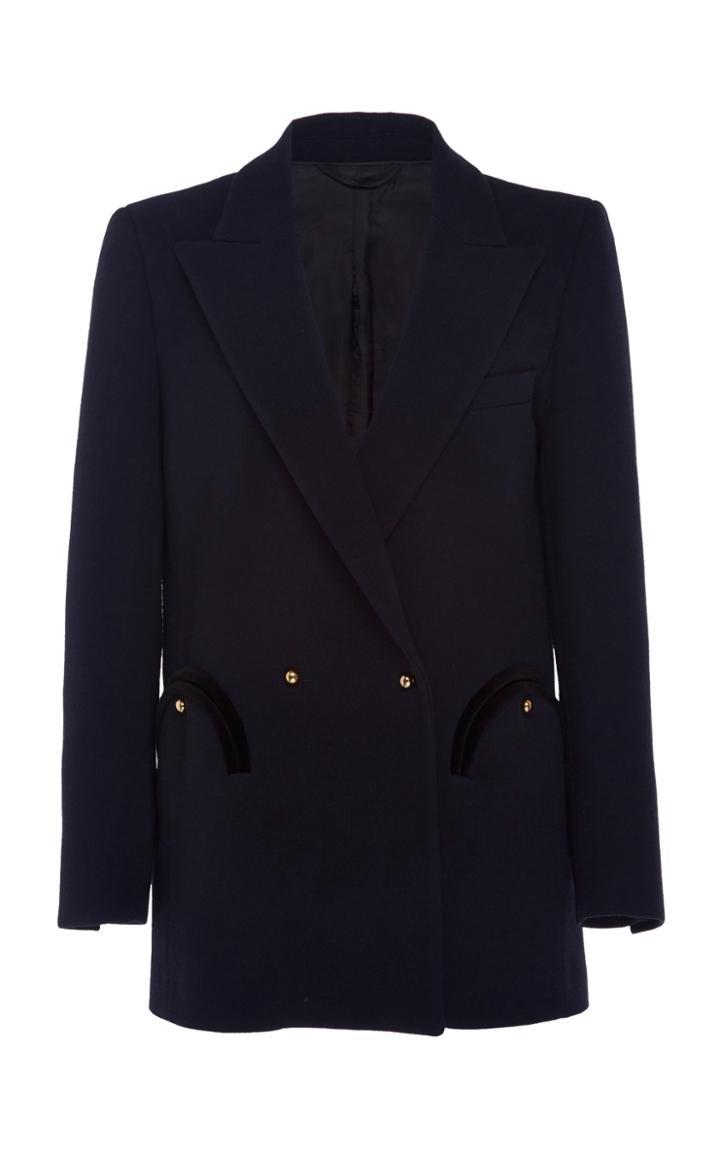Blaz Milano Essentials Resolute Double-breasted Wool Blazer