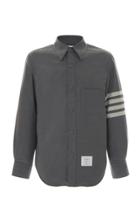 Thom Browne Four-stripe Wool Button-down Shirt