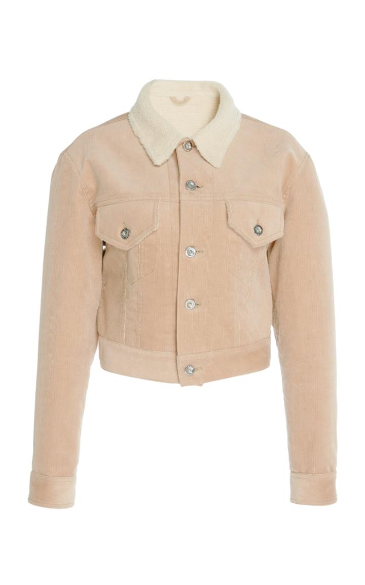 Paco Rabanne Corduroy Sherpa Jacket