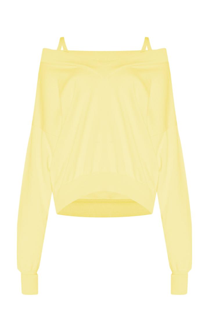 Maison Margiela Off-the-shoulder Cotton Top