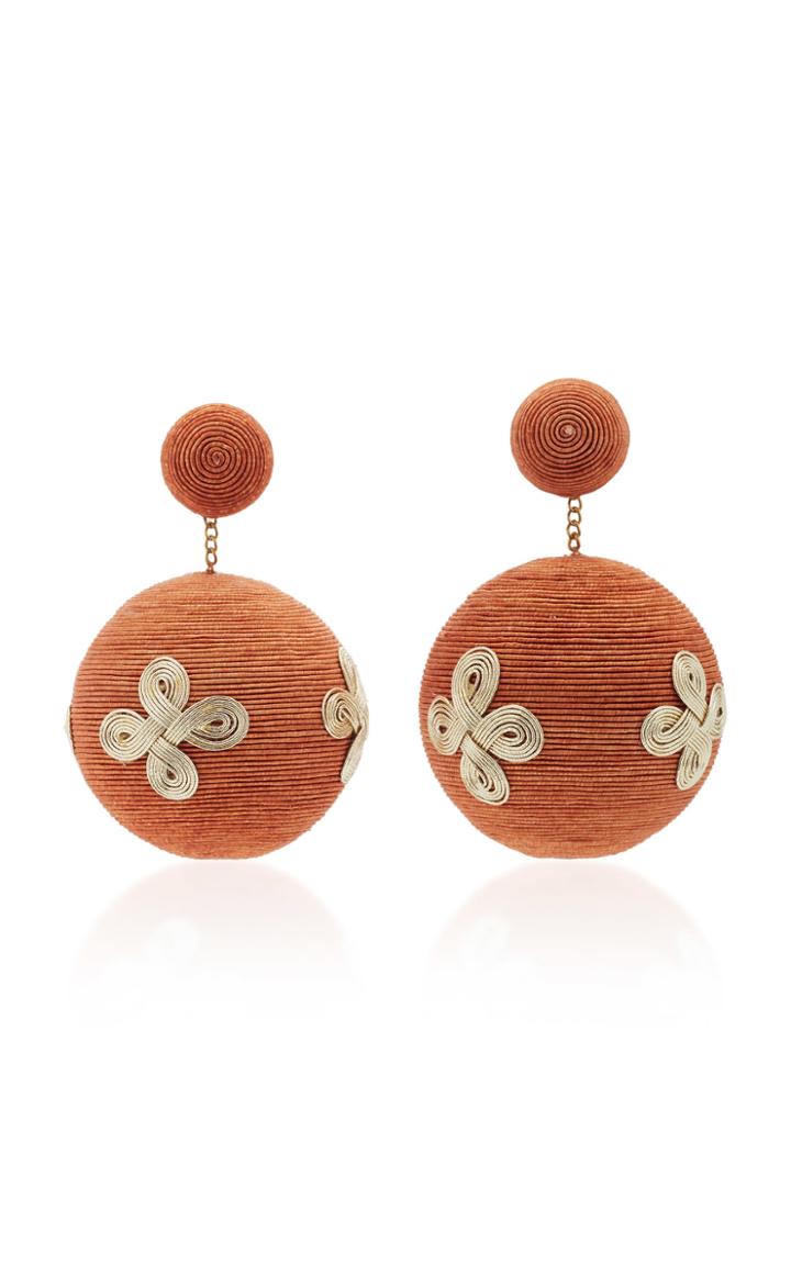 Rebecca De Ravenel Pandora Knot Mocha Earrings