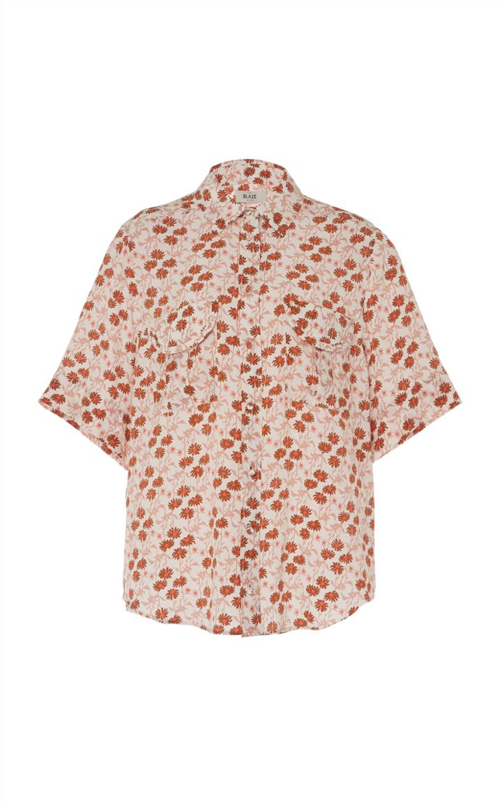 Blaz Milano Orthilia Printed Silk Shirt