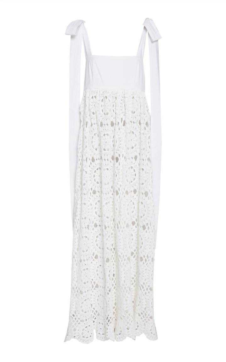 Nevenka From Where You Come From Handmade Embroidered Cotton Dress