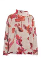 Moda Operandi Agnona Floral Cashmere-silk Sweater