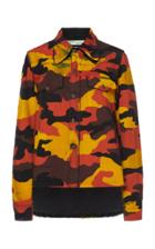 Off-white C/o Virgil Abloh Camouflage Denim Shirt