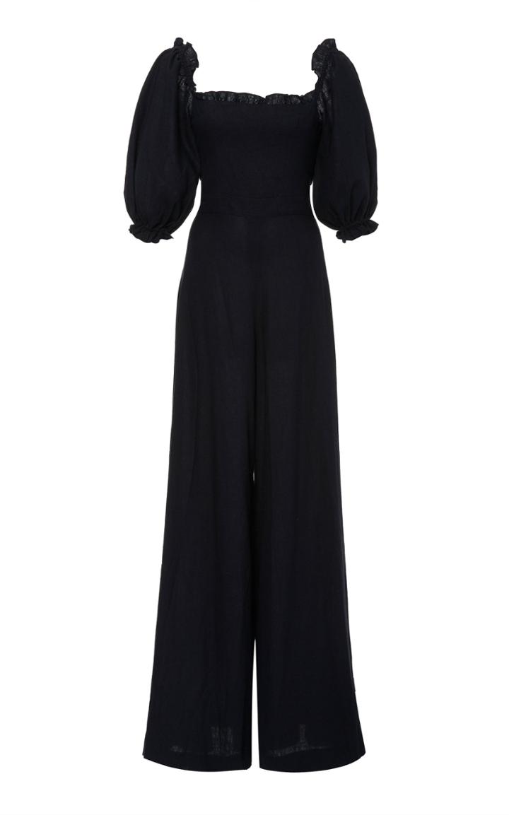 Moda Operandi Andres Otalora Colonial Linen Jumpsuit Size: 0