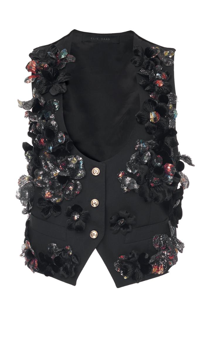 Elie Saab Embellished Vest