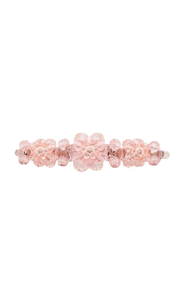 Simone Rocha Chunky Beaded Flower Hair Clip