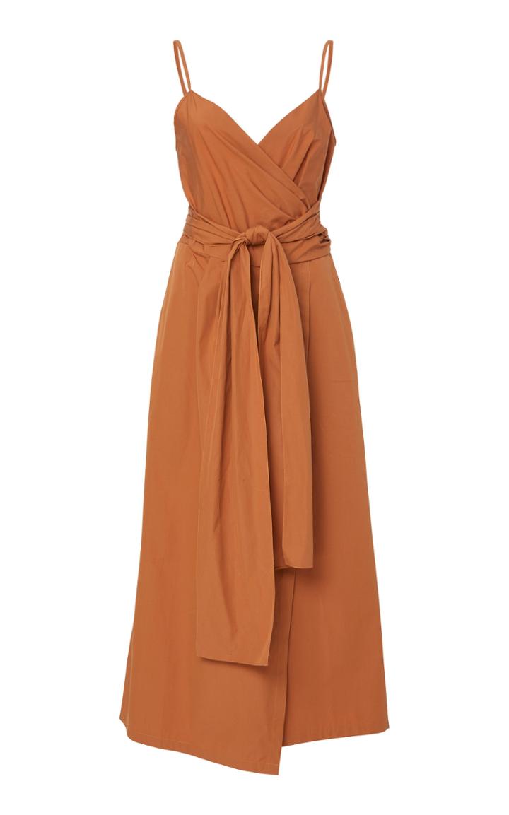 Three Graces London Martha Midi Wrap Dress