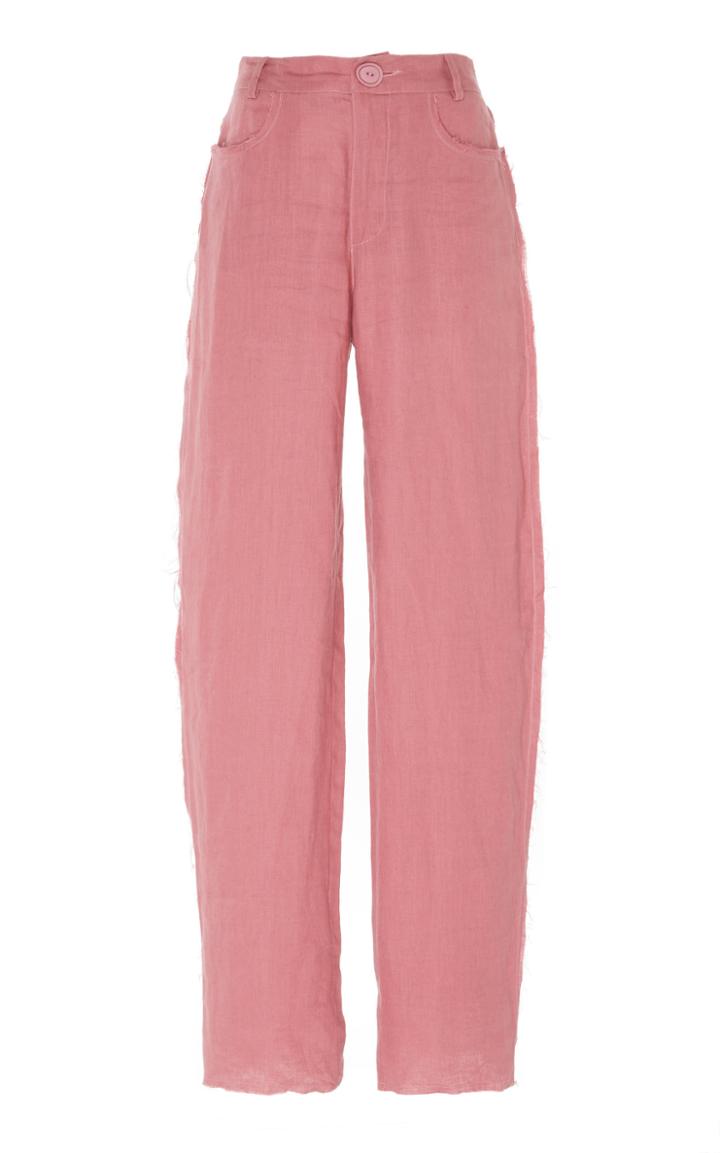 Albus Lumen Lumen Distressed Linen Pants