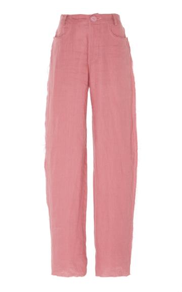 Albus Lumen Lumen Distressed Linen Pants