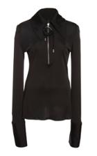 Ellery Mcshine Collared Zip Knit Top