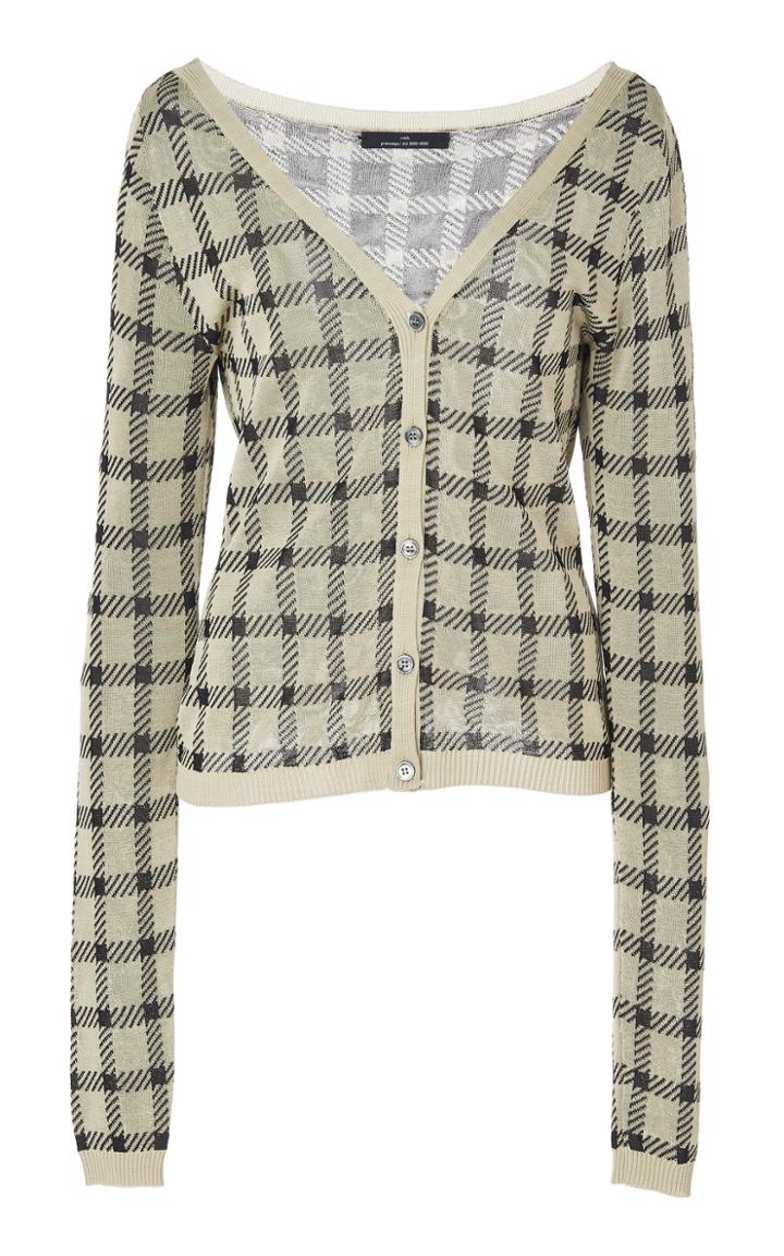 Rokh Button-down Jersey Cardigan