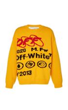 Off-white C/o Virgil Abloh Industrial Y013 Intarsia Wool-blend Sweater