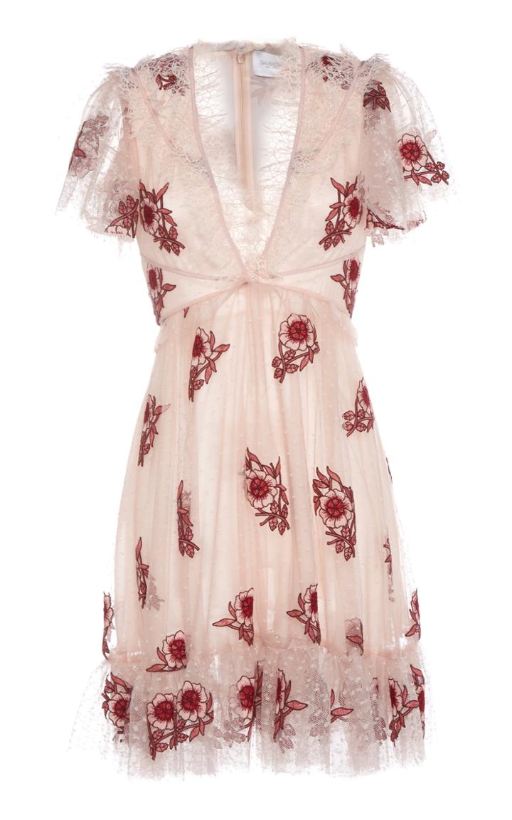 Giambattista Valli Cotton-blend Mini Dress
