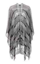 Sally Lapointe Stitched Sequins Poncho