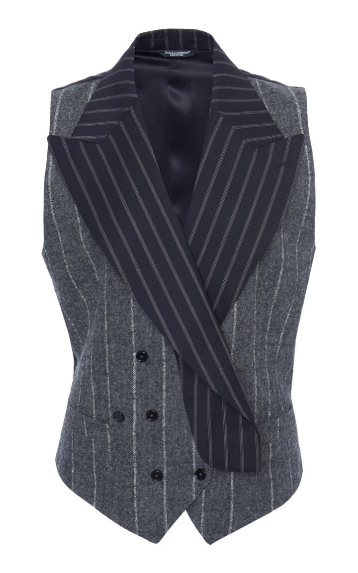 Moda Operandi Dolce & Gabbana Double-breasted Cady Vest