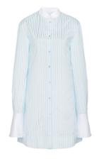 Moda Operandi Marina Moscone Striped Cotton-blend Tunic Size: 2