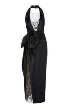 Marchesa Embellished Organza & Satin Sleeveless Gown