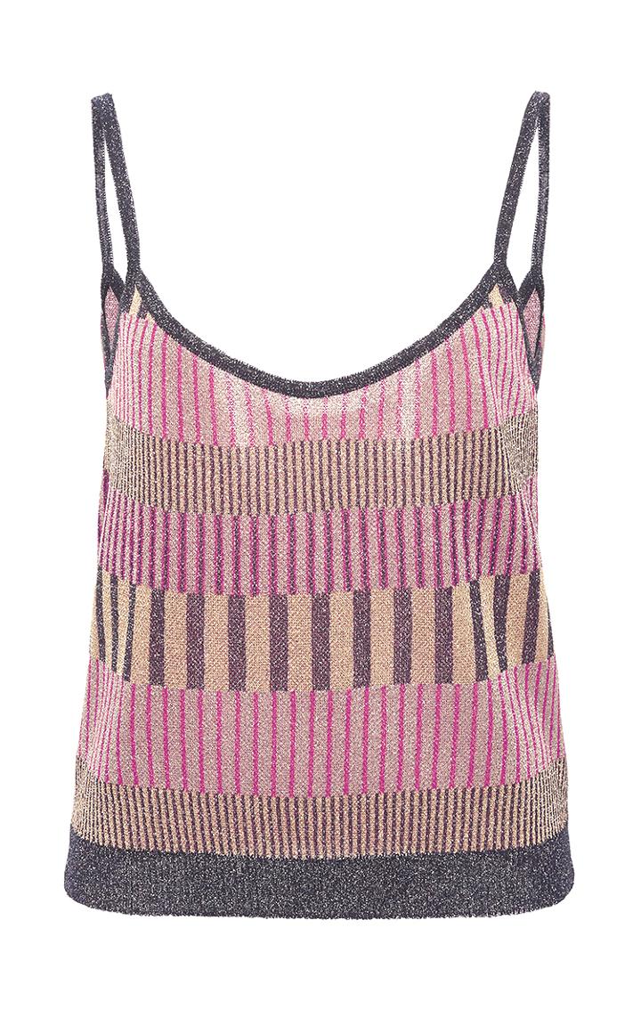Maison Pre Striped Knit Top
