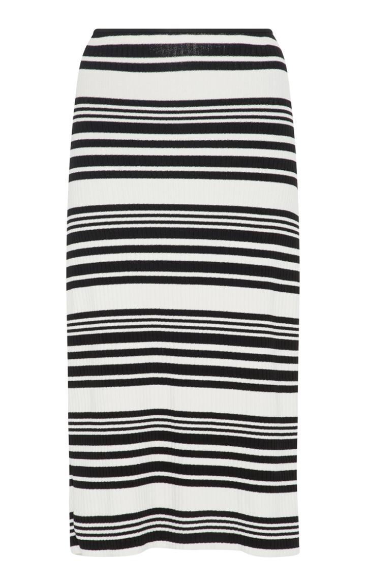 Semsem Striped Knit Skirt