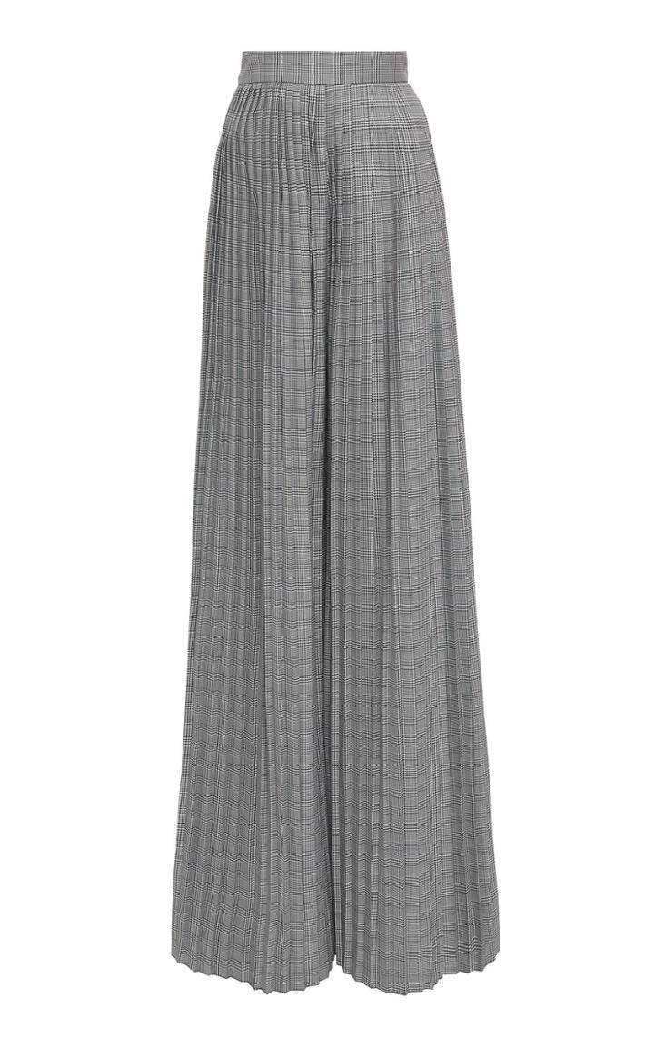Semsem Dietrich Plaid Trousers