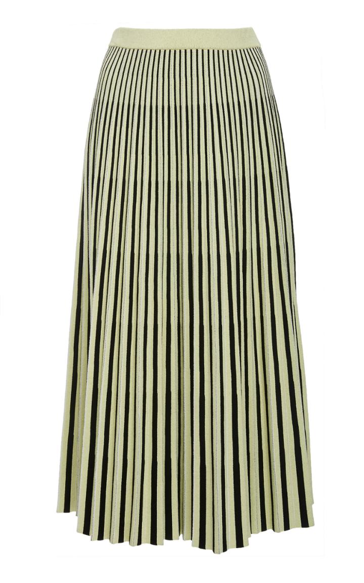 Proenza Schouler Jacquard Knit Striped Jersey Skirt