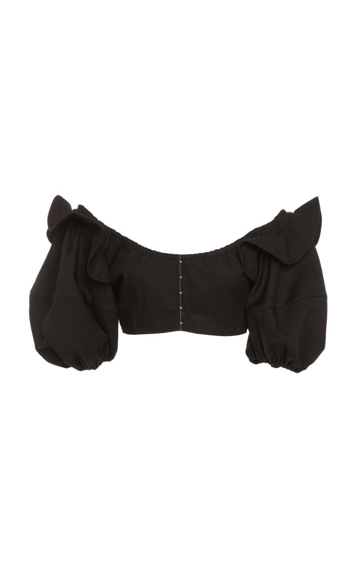 Ellery Hilaria Cotton Crop Top