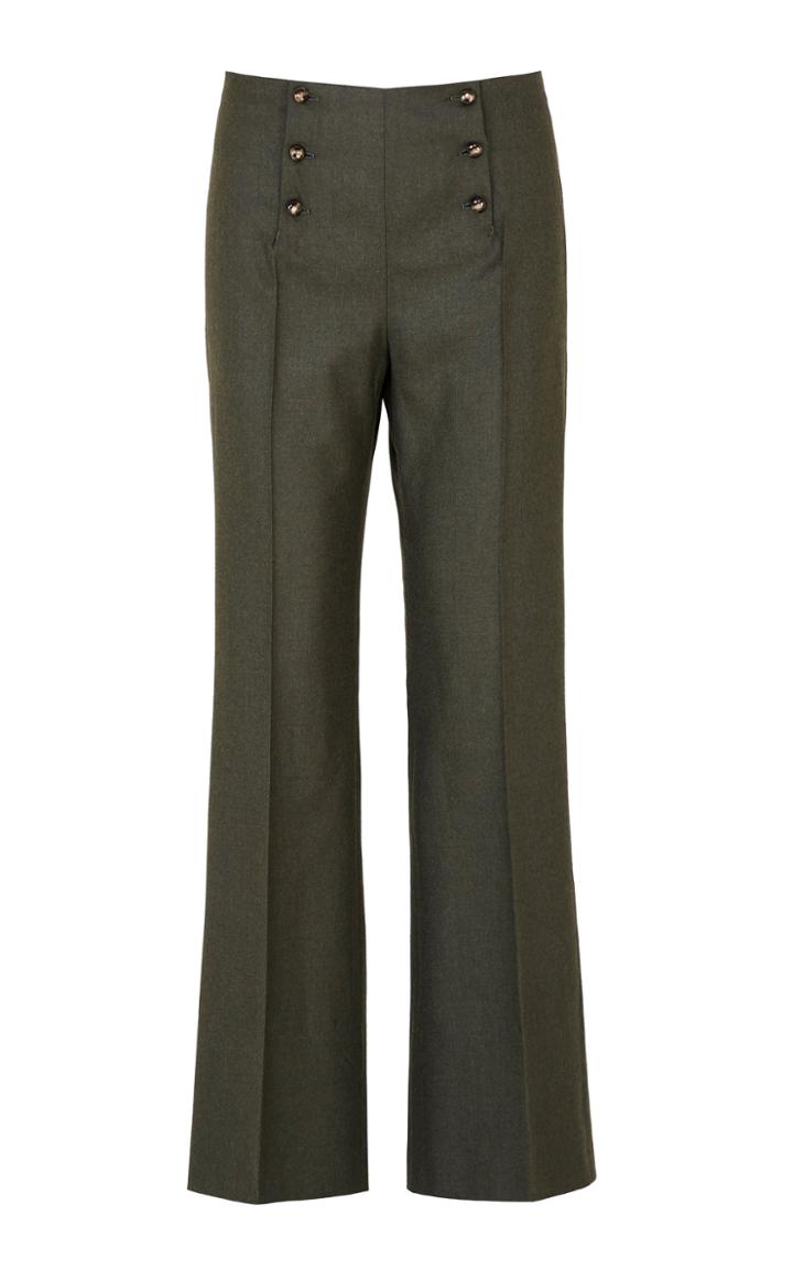 Moda Operandi Giuliva Heritage Collection The Sailor Wool Straight-leg Pants