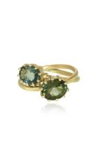 Lfrank Entwined 18k Yellow Gold Tourmaline Ring