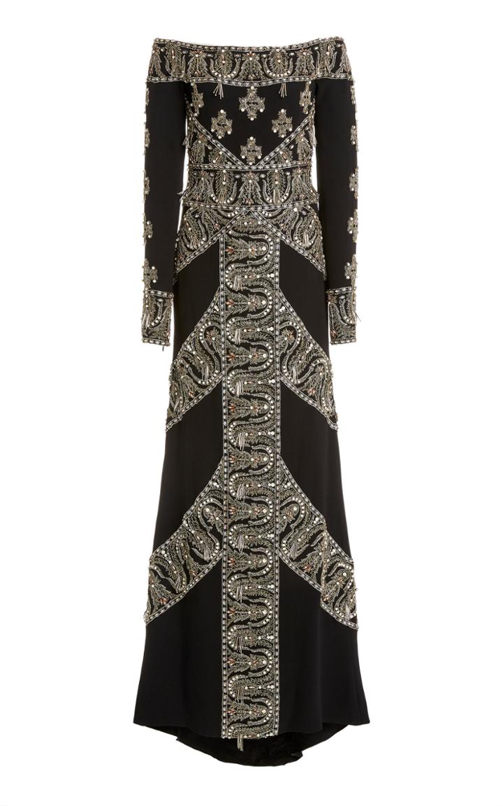 Moda Operandi Cucculelli Shaheen Patch Borders E Dress