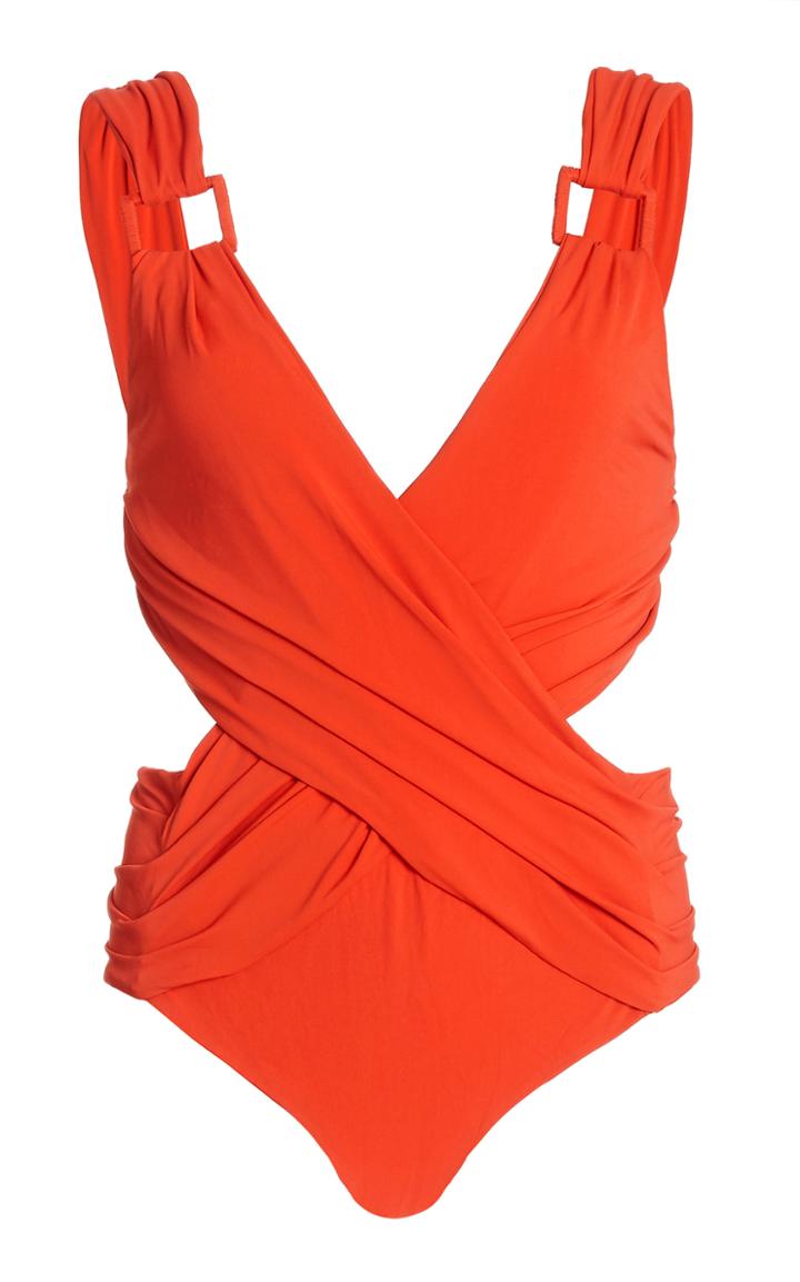 Johanna Ortiz Lava Mirage Wrap-front Swimsuit