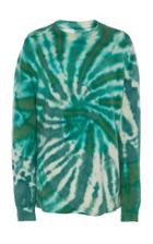 The Elder Statesman Blizzard Tie Dyed Cashmere Knit