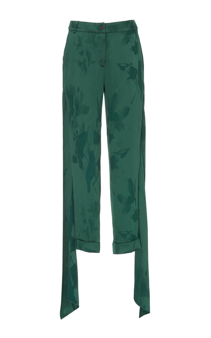 Hellessy Smythe Satin Straight-leg Pant