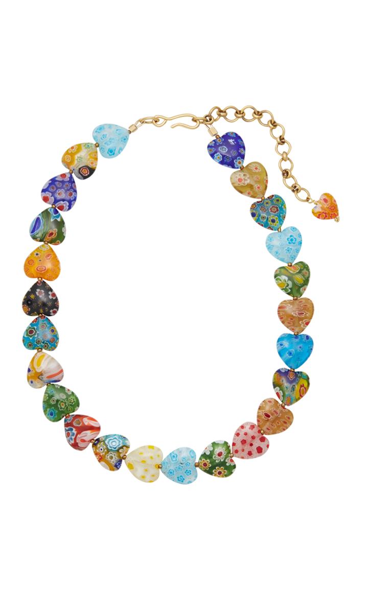 Brinker & Eliza Higher Love Millefiori Heart Necklace