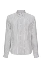 Prada Striped Cotton-poplin Button-down Shirt