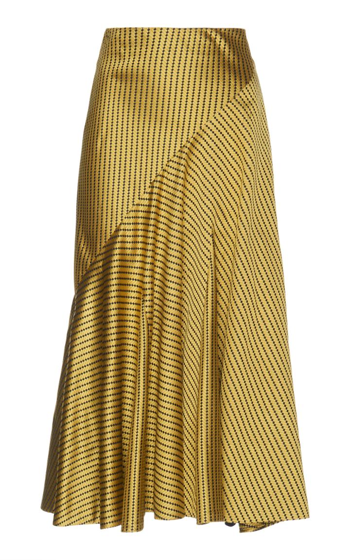 Haider Ackermann Bias Cut Godet Skirt