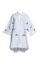 Romance Was Born Shepherdess Embroidery Shirt Dress