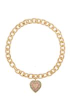 Moda Operandi Carolina Bucci Florentine Finish Link Short Necklace With Pav And Flo