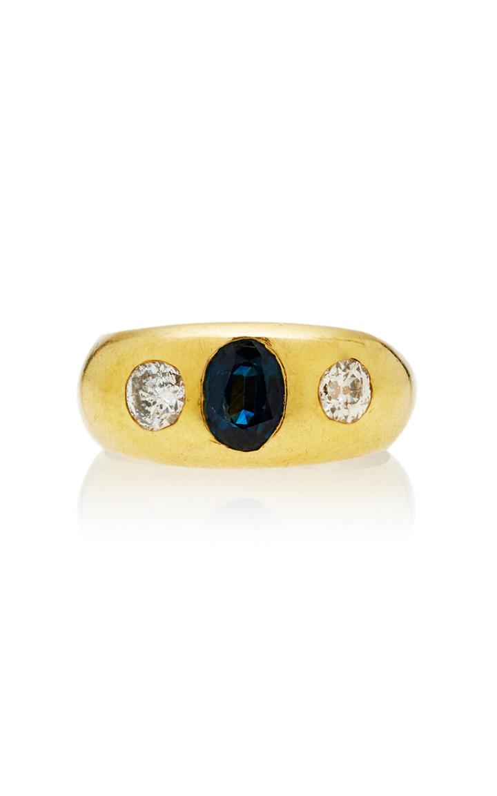 Toni + Chlo Goutal One-of-a-kind Gypsy Sapphire And Diamond Ring