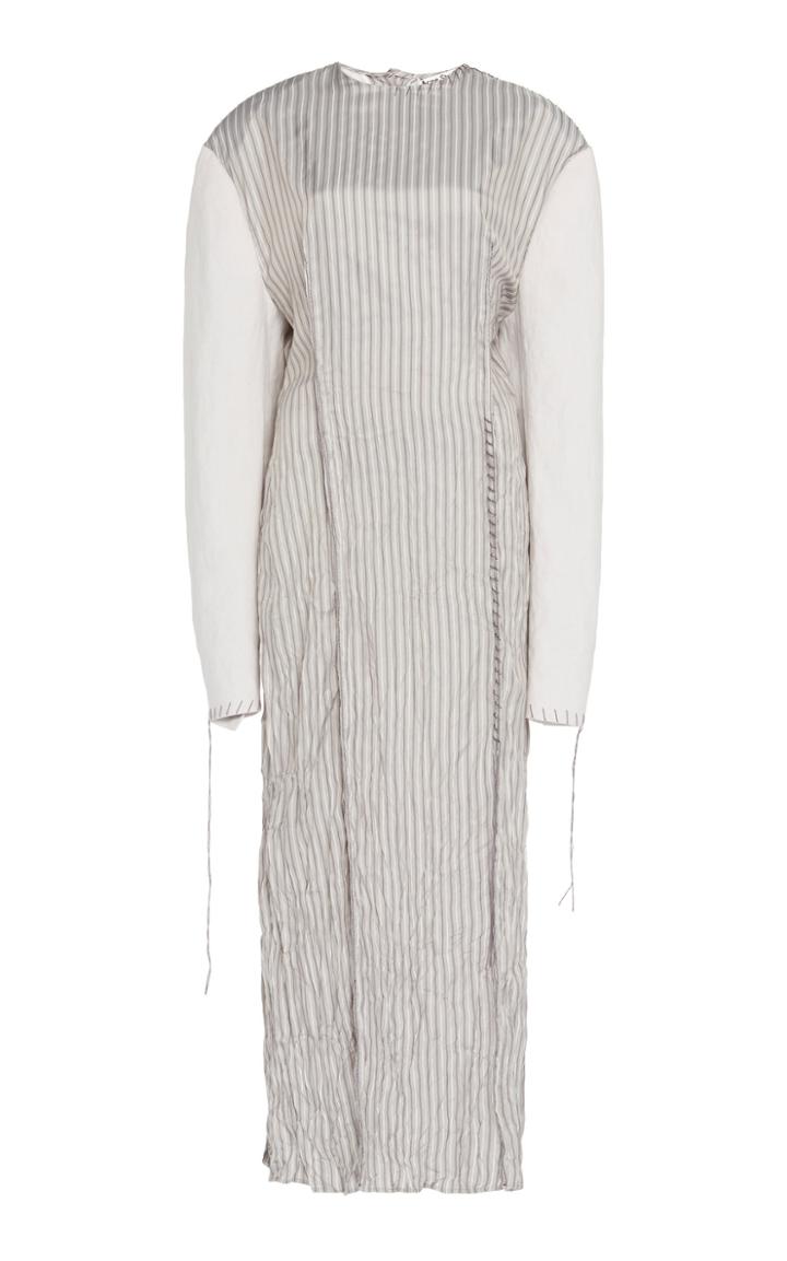 Acne Studios Dilara Striped Midi Dress