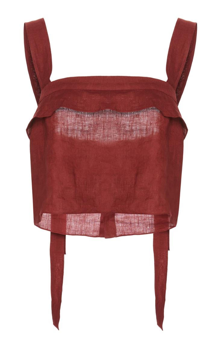 Three Graces London Jinny Cropped Top