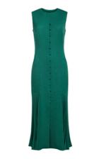 Lilli Jahilo Ylva Buttoned Maxi Dress With Pleats