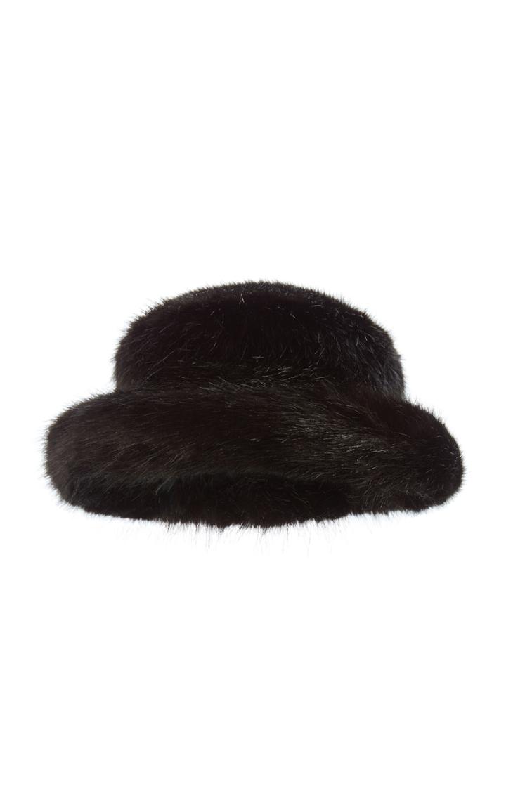 Emma Brewin Classic Faux Fur Bucket Hat