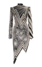 Balmain Embellished Asymmetric Dress