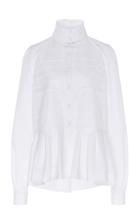 Dice Kayek Cotton High Neck Blouse