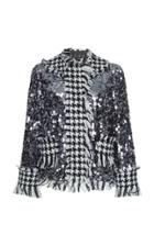 Dolce & Gabbana Sequin Hounds Tooth Jacket