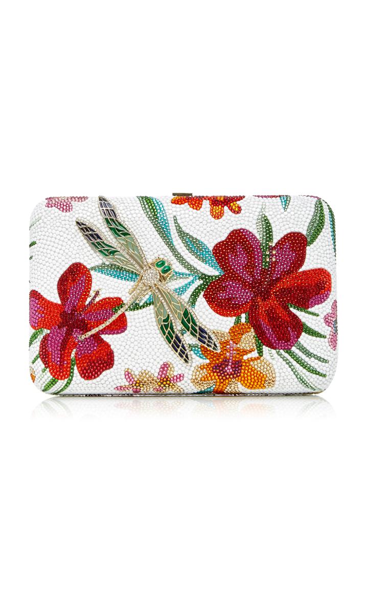 Judith Leiber Couture Seamless Hibiscus Clutch